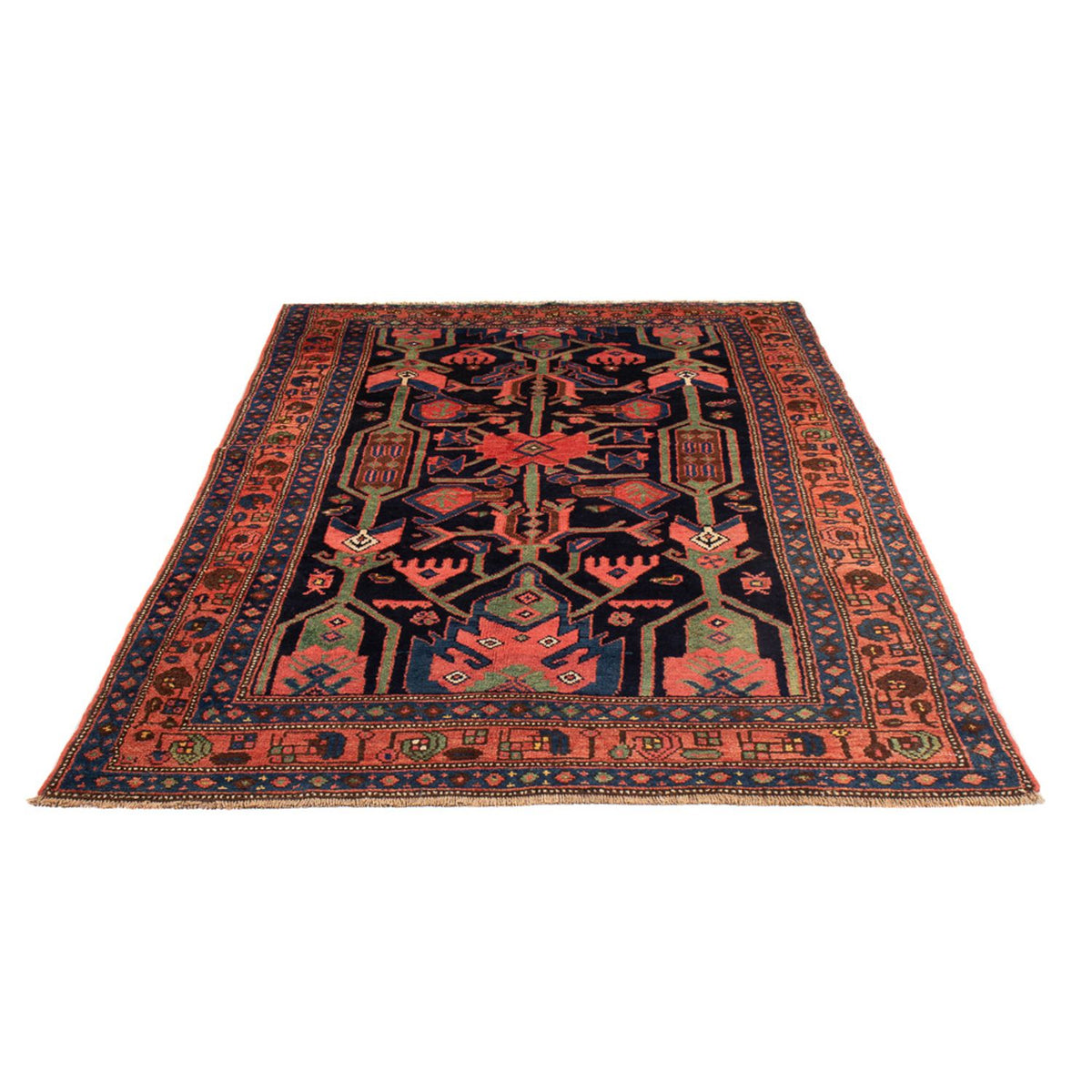 Tapis persan - Nomadic - Royal - 219 x 132 cm - bleu foncé