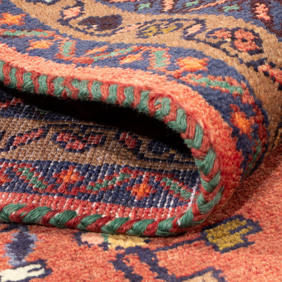 Tapis persan - Nomadic - Royal - 212 x 118 cm - rouge