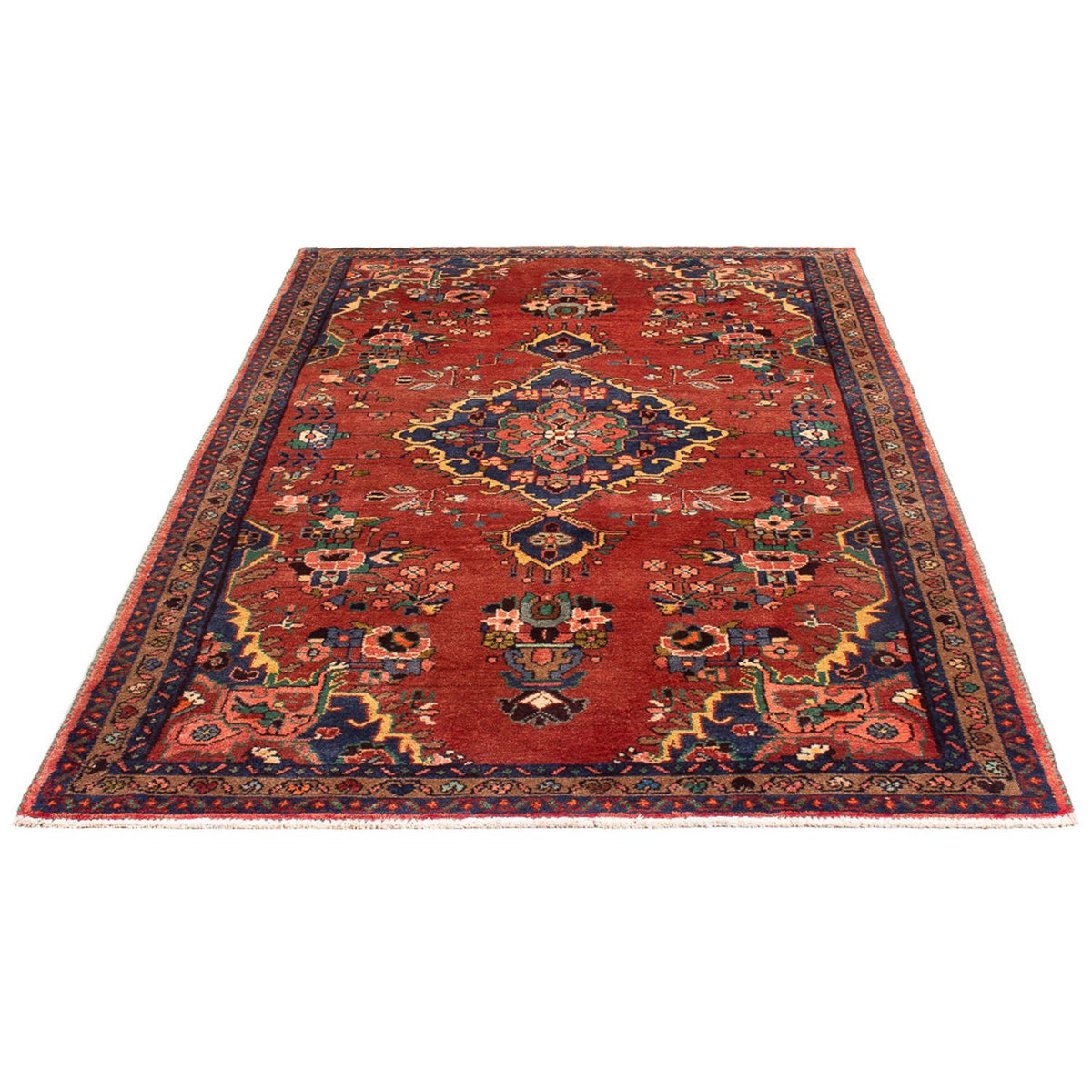 Tapis persan - Nomadic - Royal - 212 x 118 cm - rouge