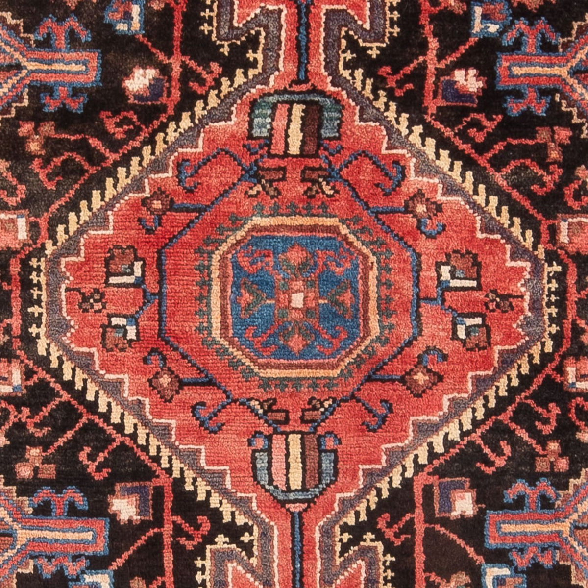 Tapis persan - Nomadic - Royal - 212 x 125 cm - bleu foncé