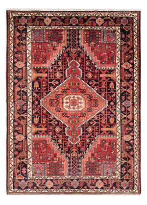 Tapis persan - Nomadic - Royal - 204 x 132 cm - bleu foncé