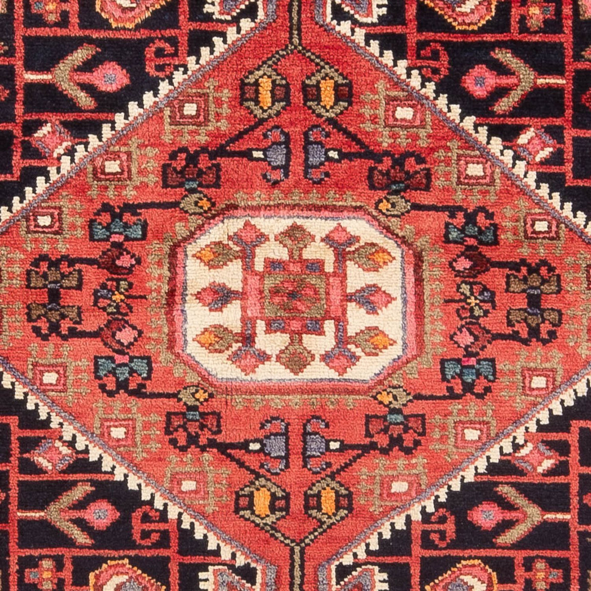 Tapis persan - Nomadic - Royal - 204 x 132 cm - bleu foncé