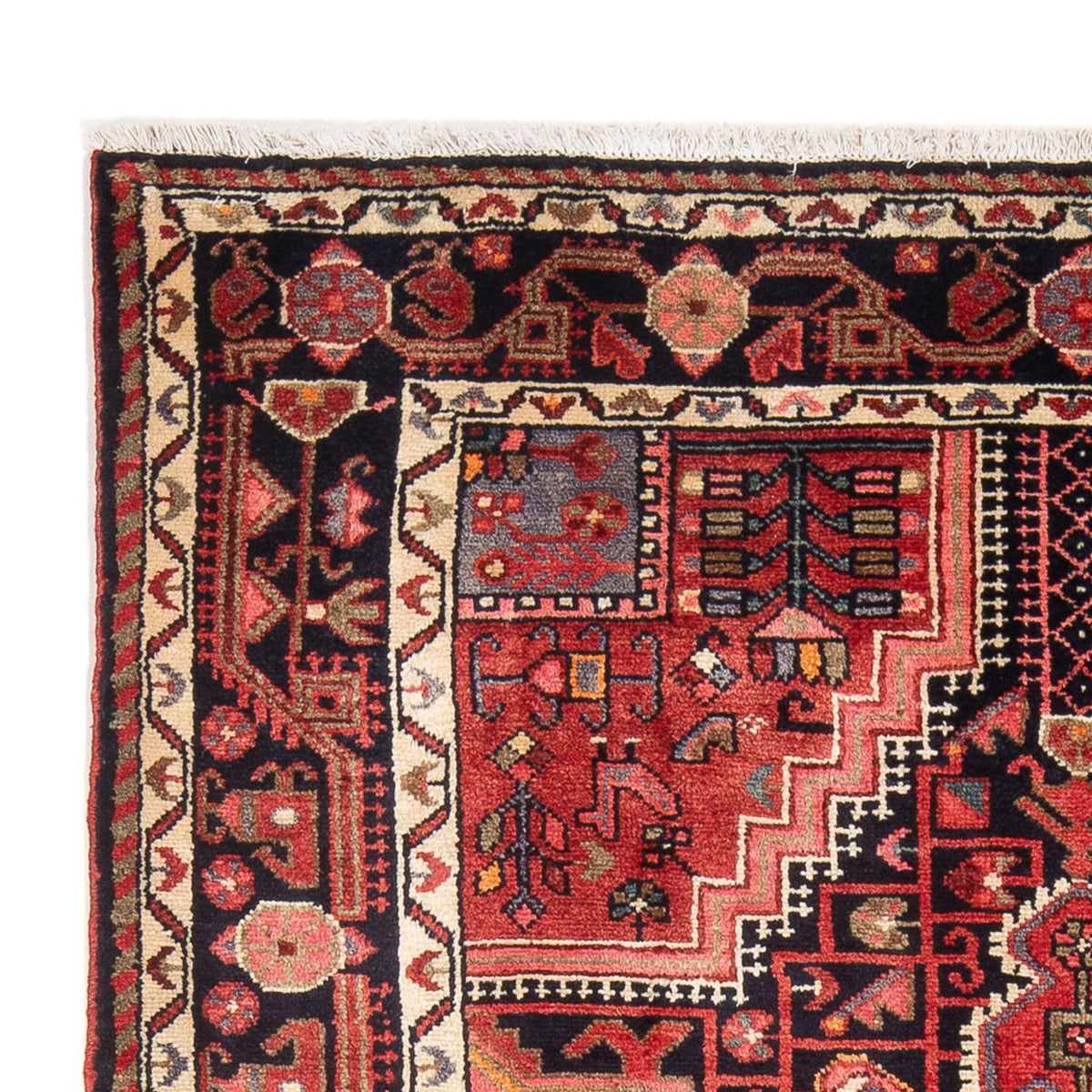 Tapis persan - Nomadic - Royal - 204 x 132 cm - bleu foncé