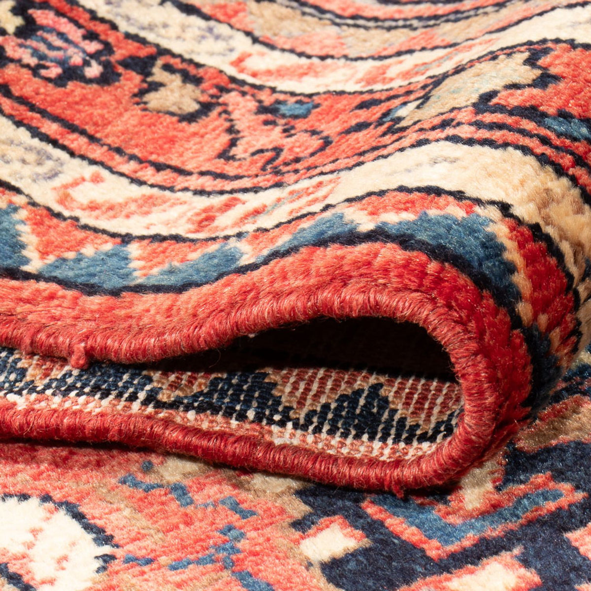 Tapis persan - Nomadic - Royal - 201 x 119 cm - bleu foncé