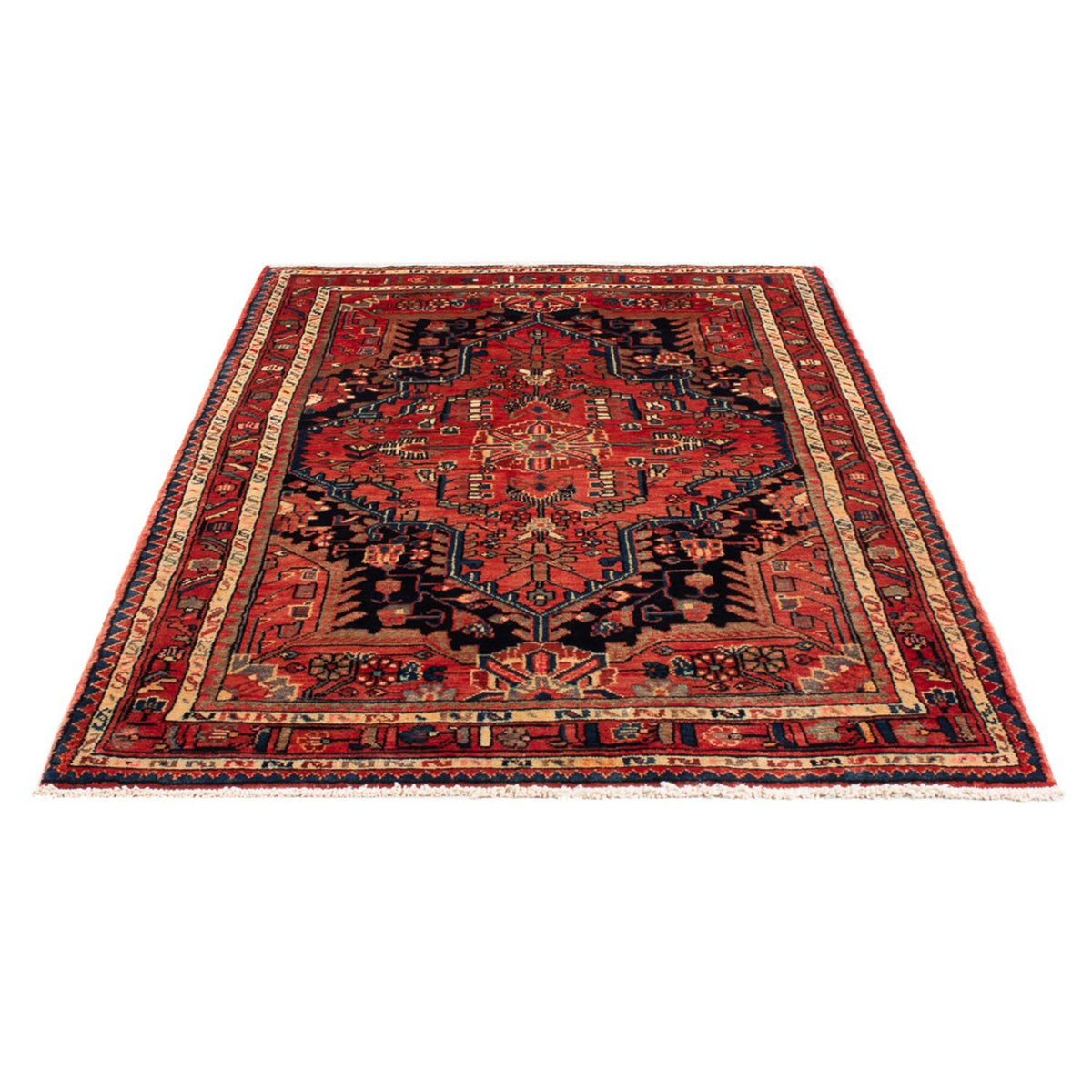 Tapis persan - Nomadic - Royal - 201 x 119 cm - bleu foncé