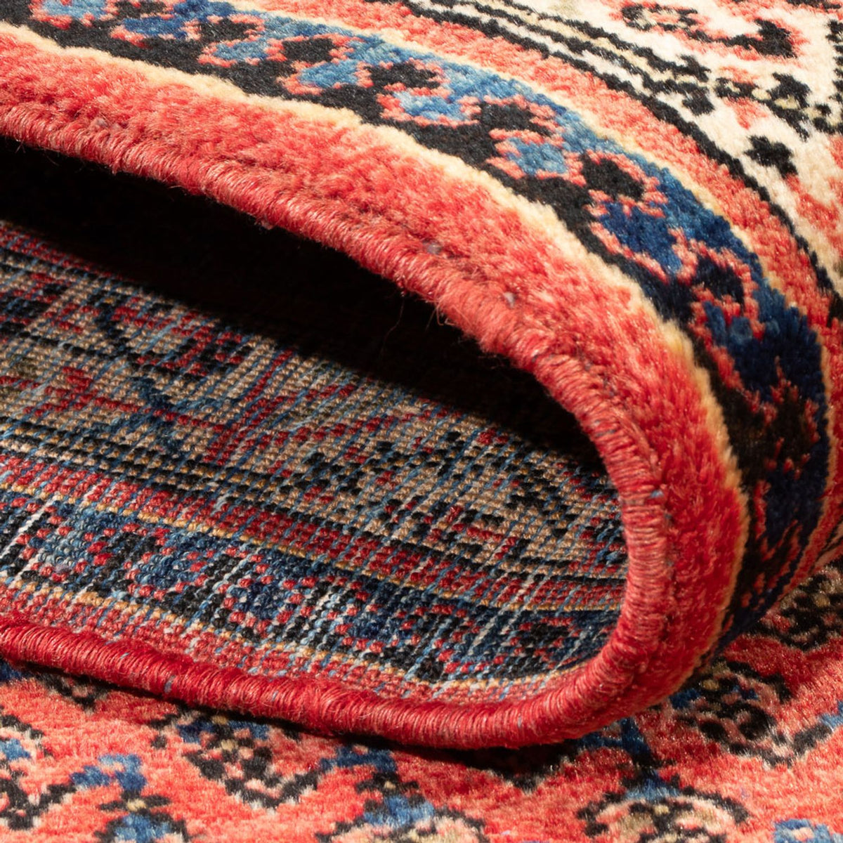 Tapis persan - Nomadic - Royal - 202 x 130 cm - rouge