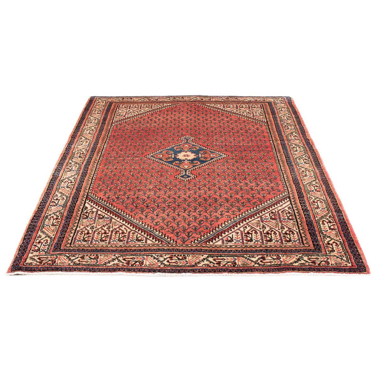 Tapis persan - Nomadic - Royal - 202 x 130 cm - rouge