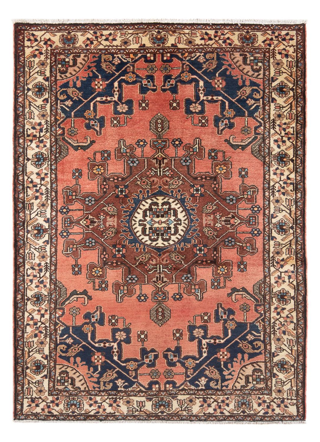 Tapis persan - Nomadic - Royal - 197 x 132 cm - rouge