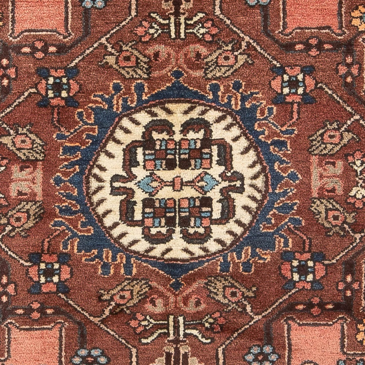 Tapis persan - Nomadic - Royal - 197 x 132 cm - rouge