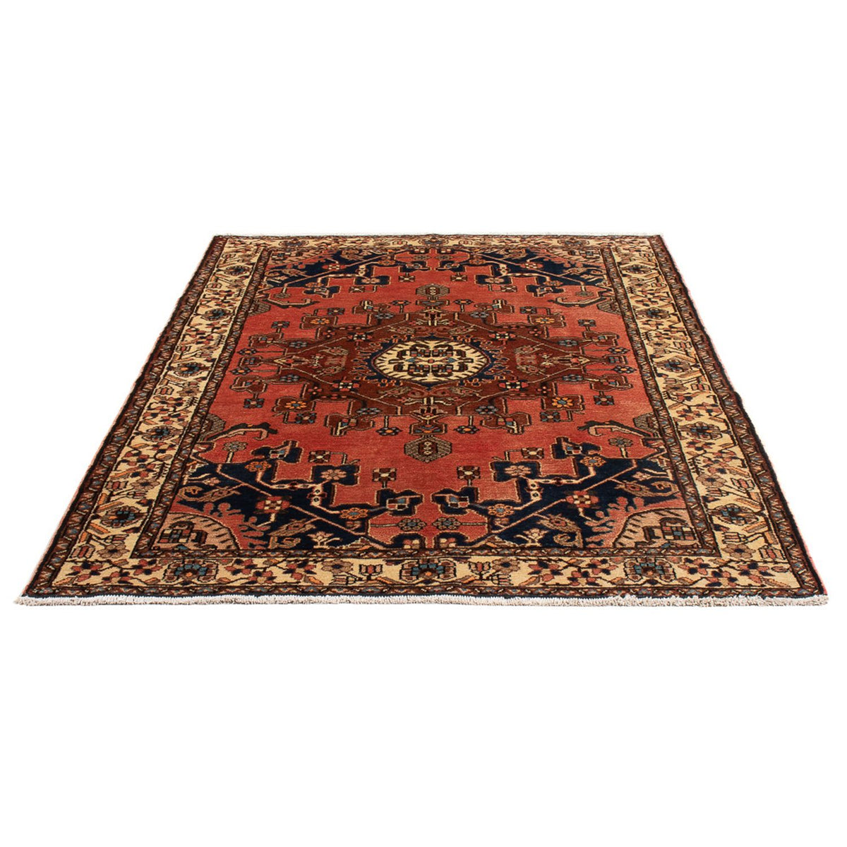 Tapis persan - Nomadic - Royal - 197 x 132 cm - rouge