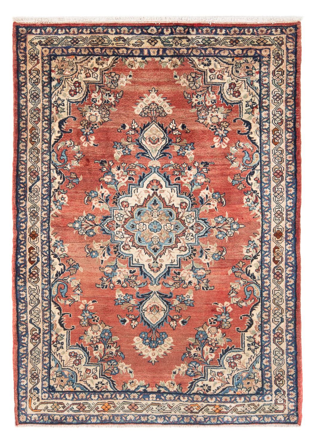 Tapis persan - Nomadic - Royal - 200 x 135 cm - rouge