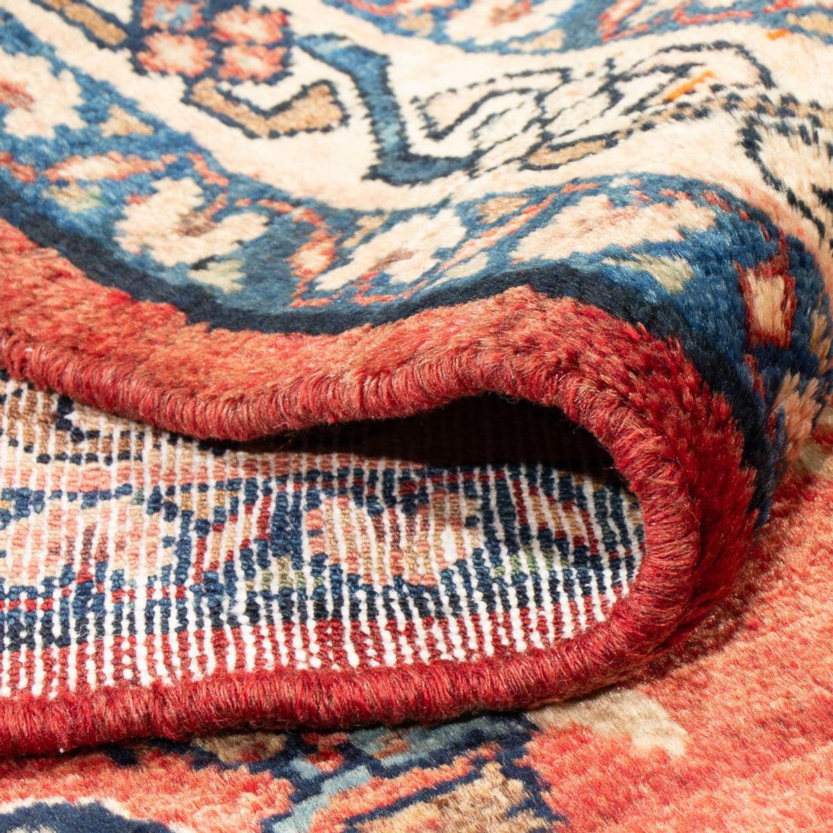 Tapis persan - Nomadic - Royal - 200 x 135 cm - rouge