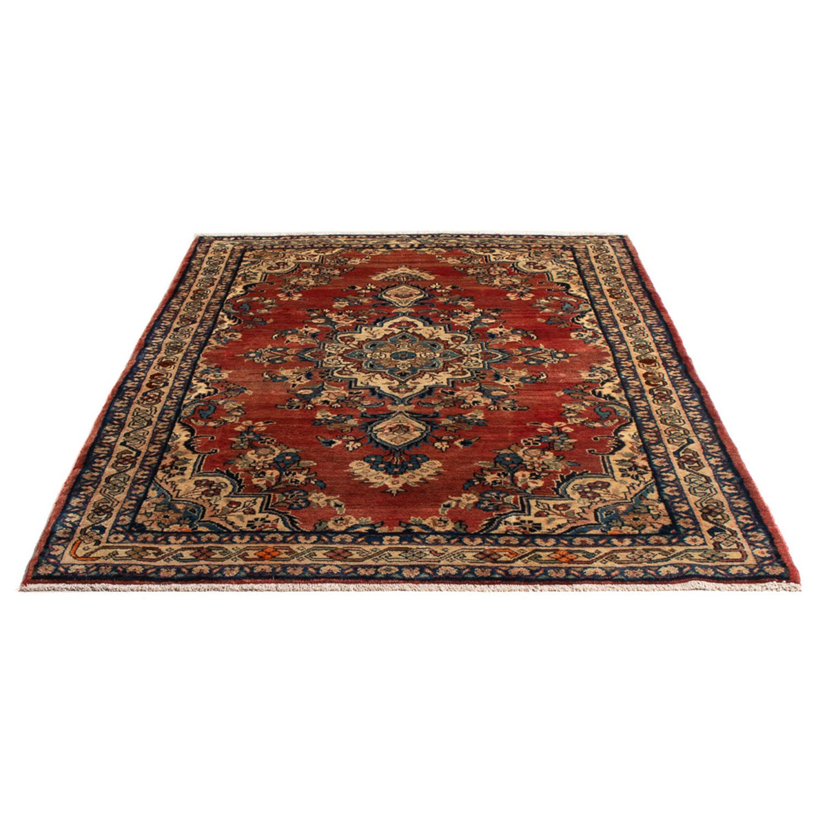Tapis persan - Nomadic - Royal - 200 x 135 cm - rouge