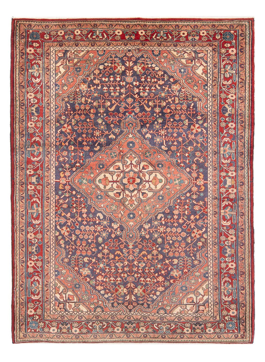 Tapis persan - Nomadic - Royal - 207 x 138 cm - bleu
