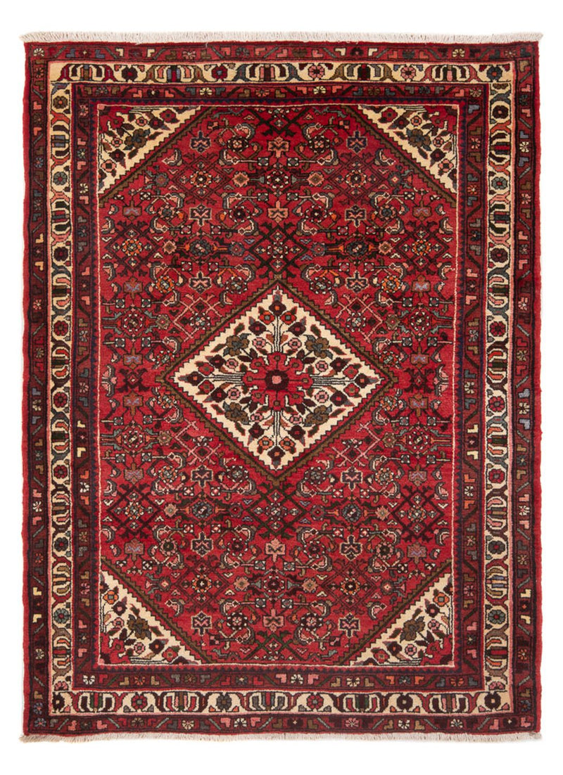 Tapis persan - Nomadic - 195 x 147 cm - rouge