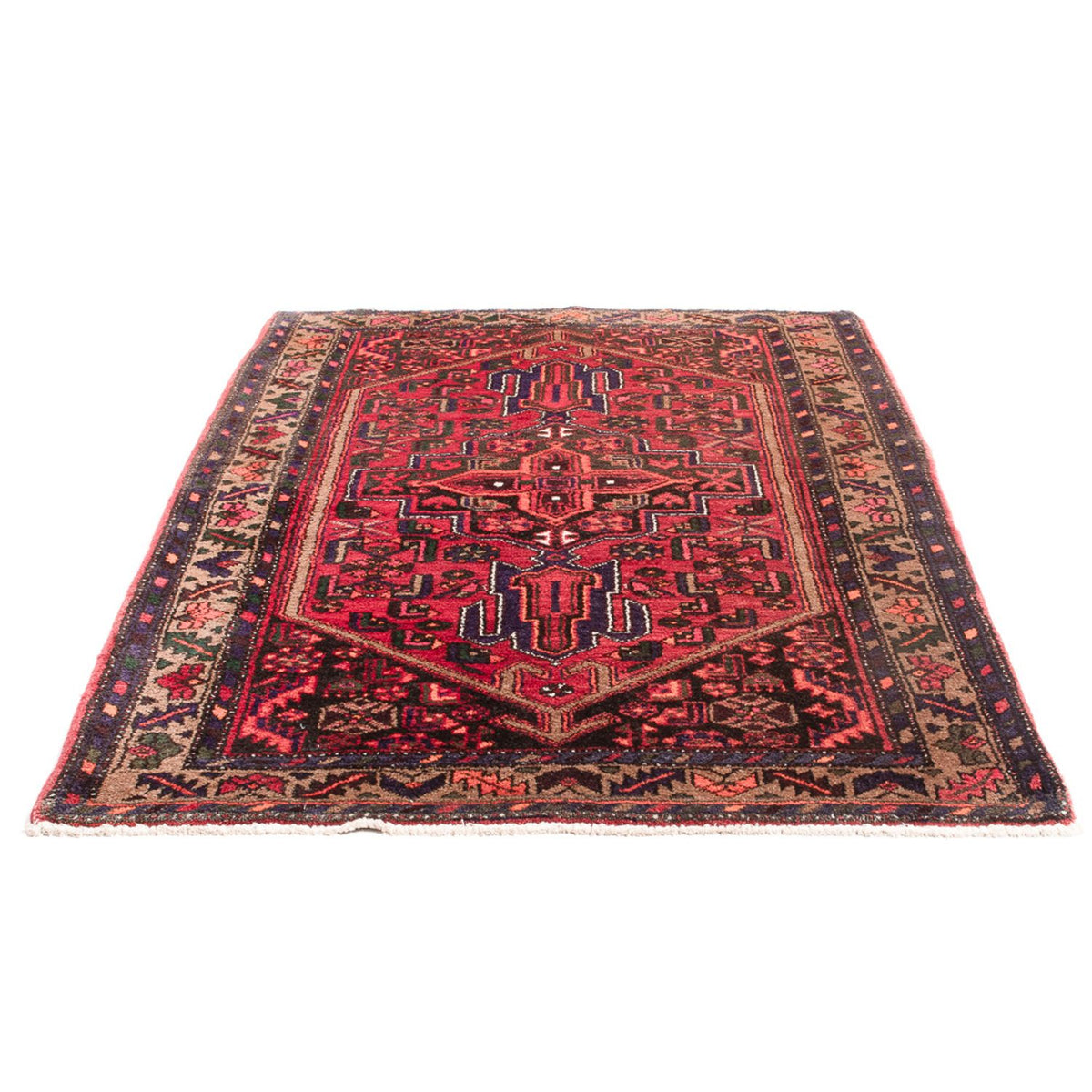 Tapis persan - Nomadic - 214 x 130 cm - rouge