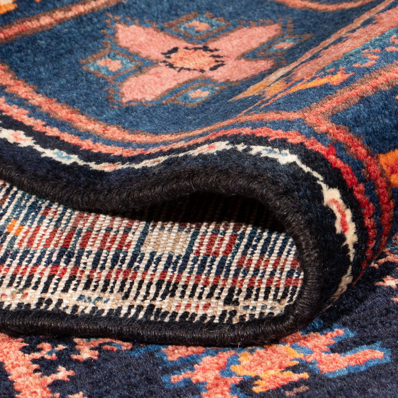 Tapis persan - Nomadic - 212 x 146 cm - bleu foncé