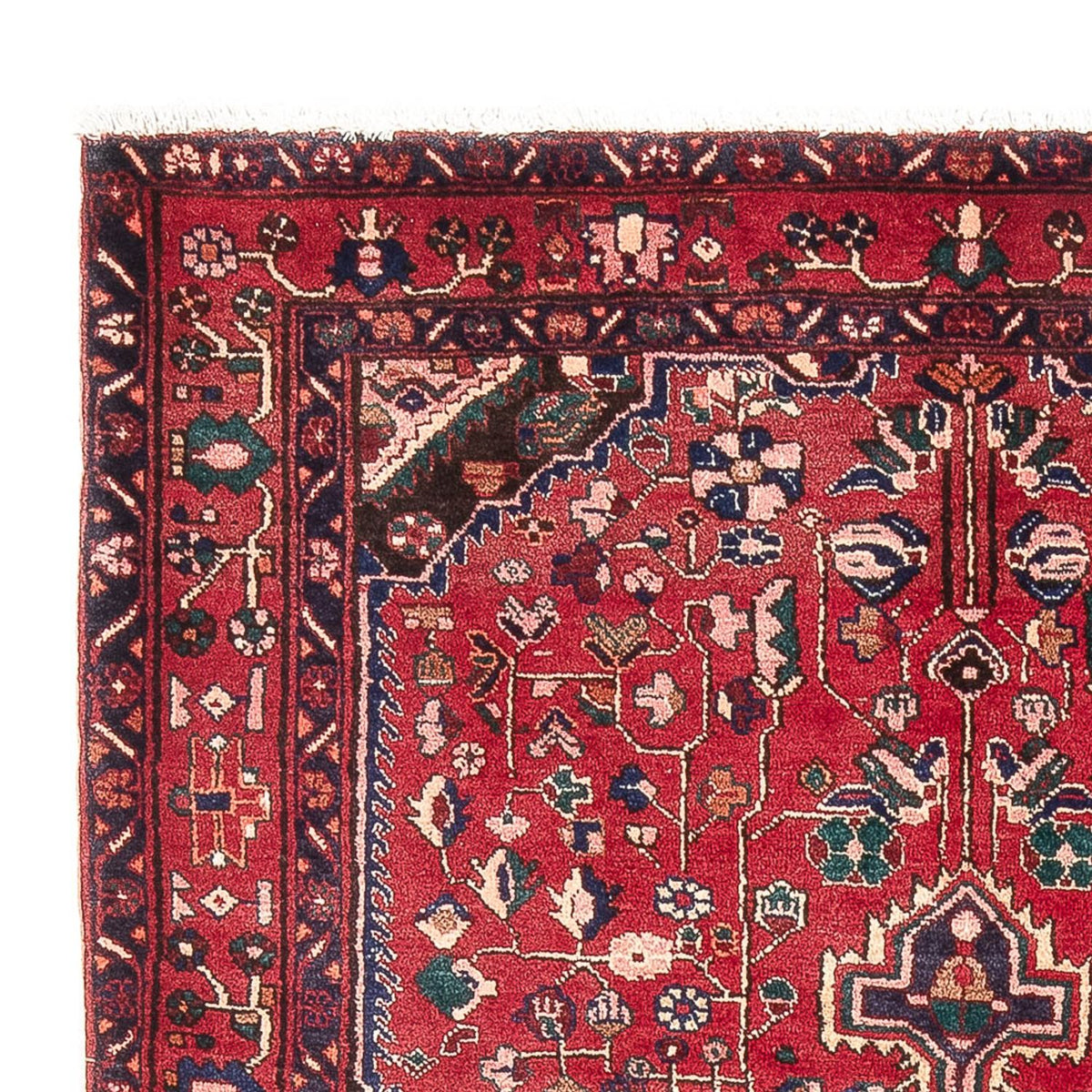 Tapis persan - Nomadic - 237 x 152 cm - rouge clair