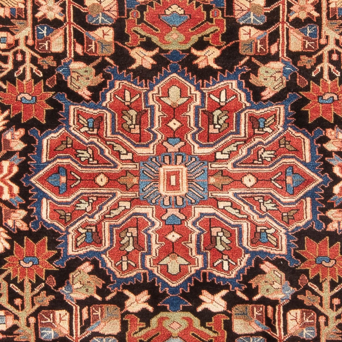 Tapis persan - Nomadic - 237 x 154 cm - rouge clair