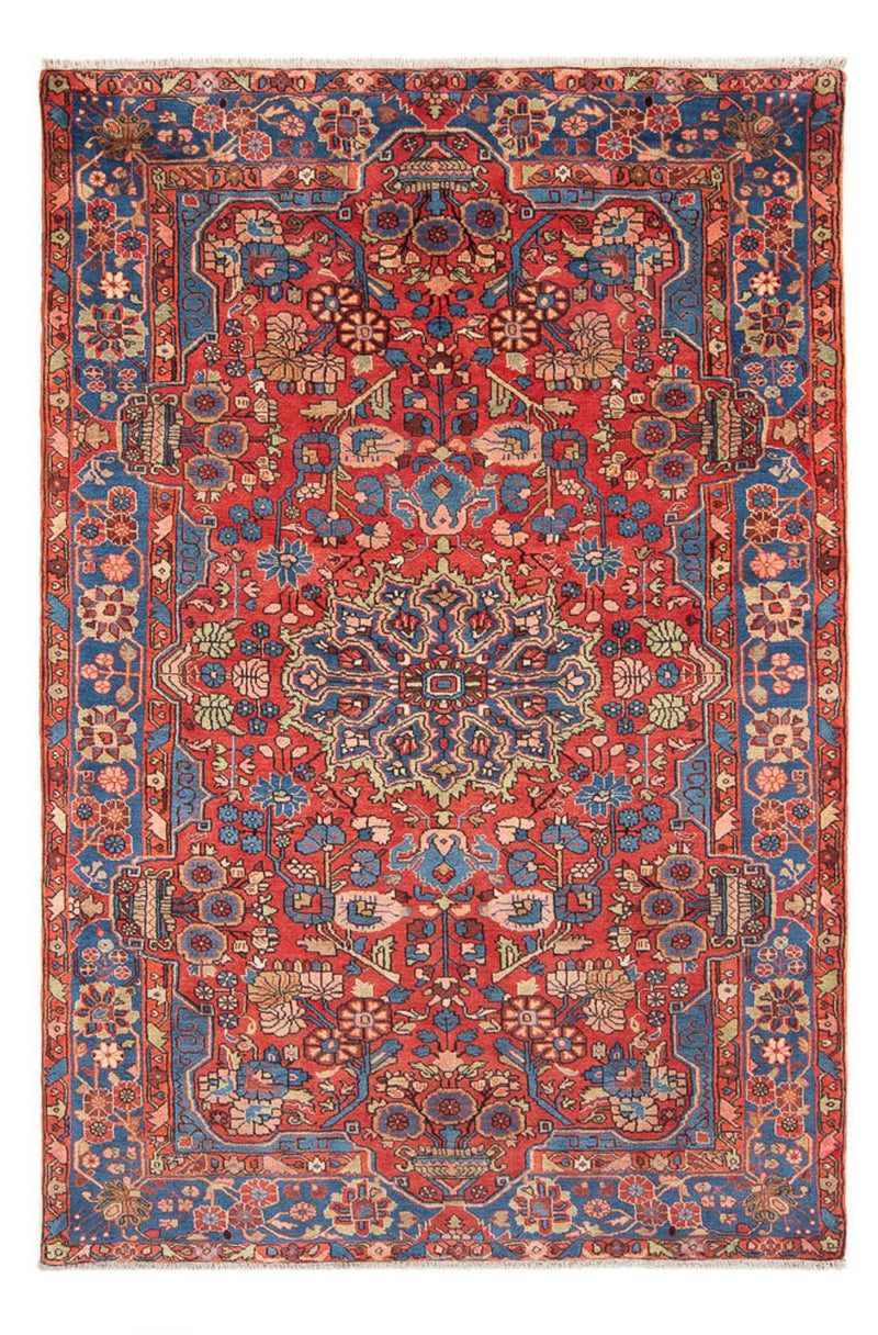 Tapis persan - Nomadic - 242 x 155 cm - rouge clair