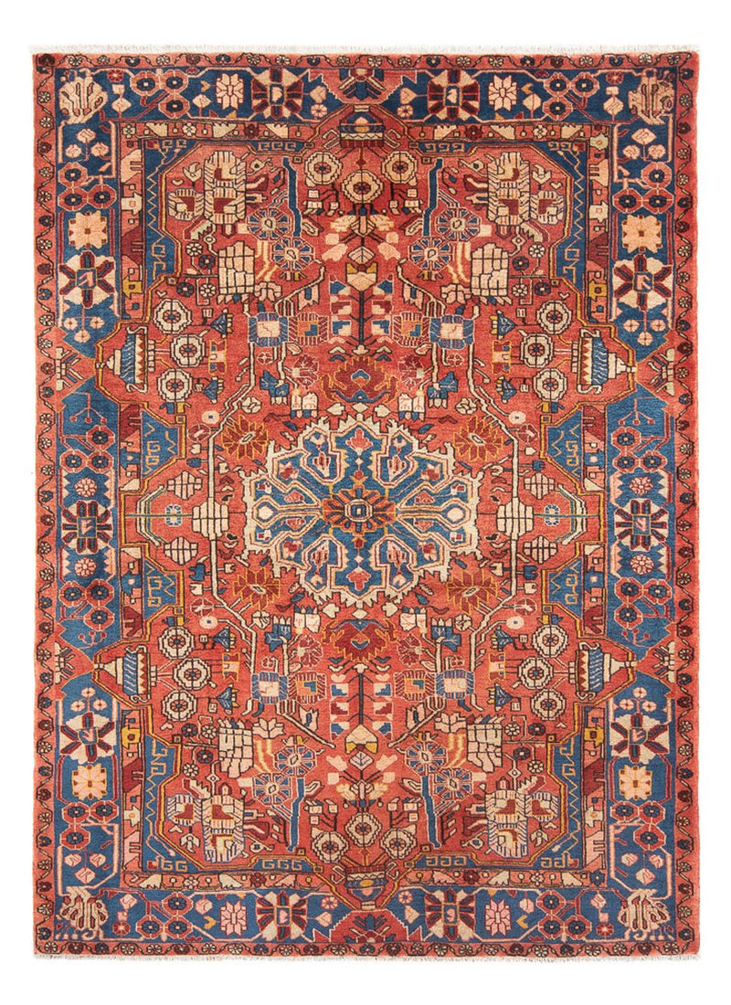 Tapis persan - Nomadic - 220 x 157 cm - rouge clair