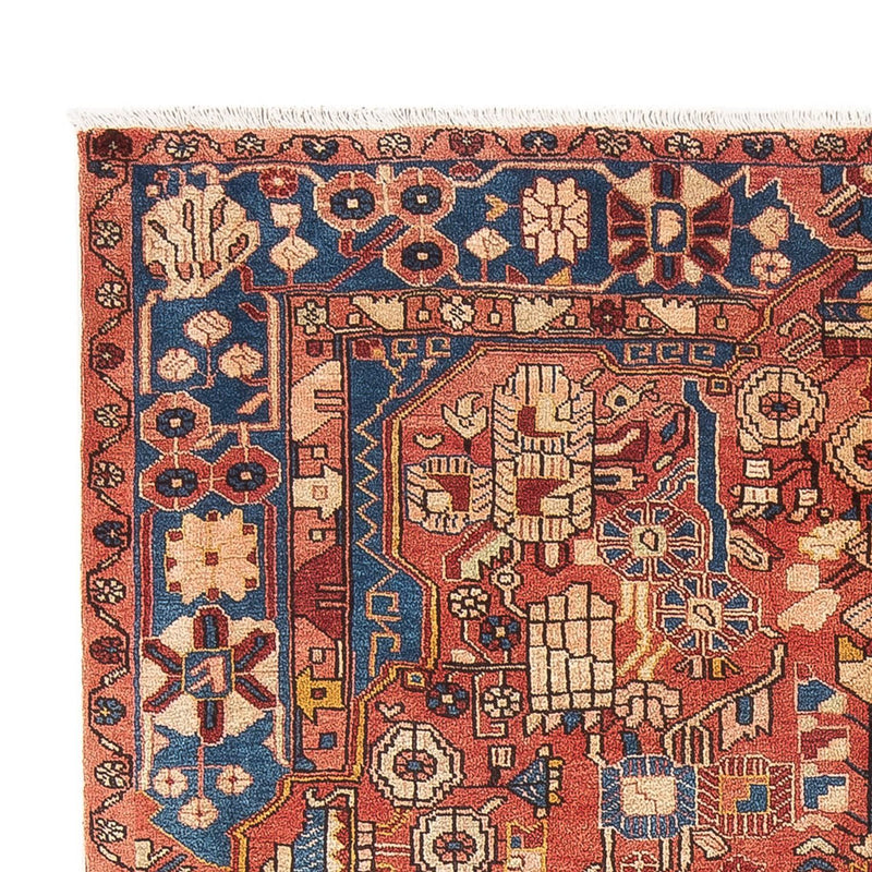 Tapis persan - Nomadic - 220 x 157 cm - rouge clair