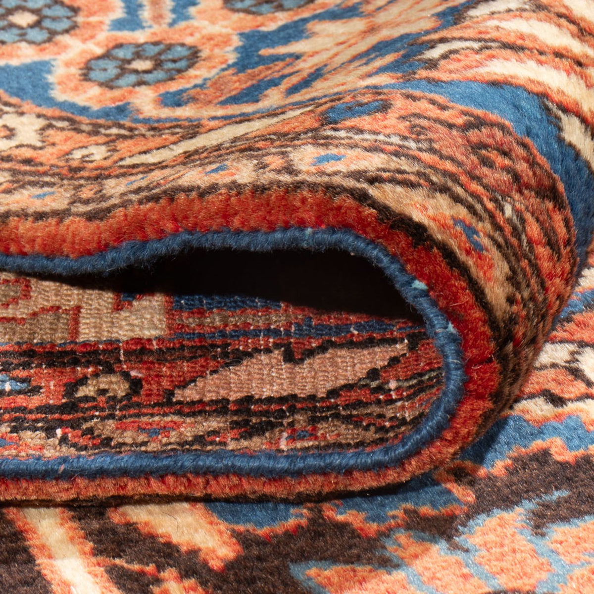 Tapis persan - Nomadic - 244 x 155 cm - rouge clair