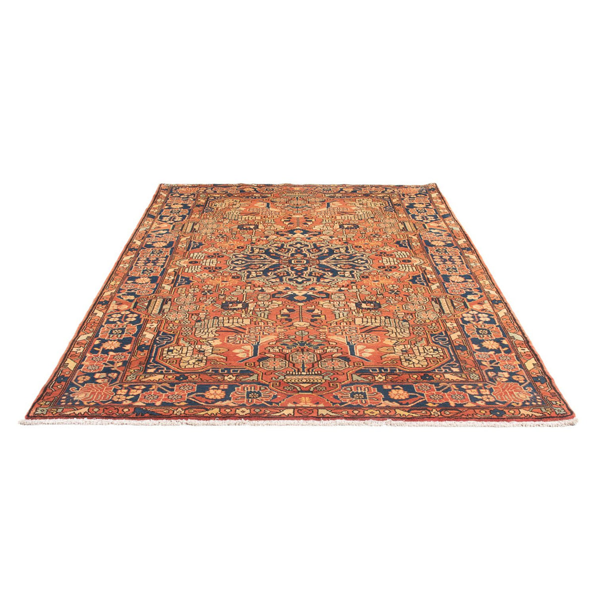 Tapis persan - Nomadic - 246 x 160 cm - orange