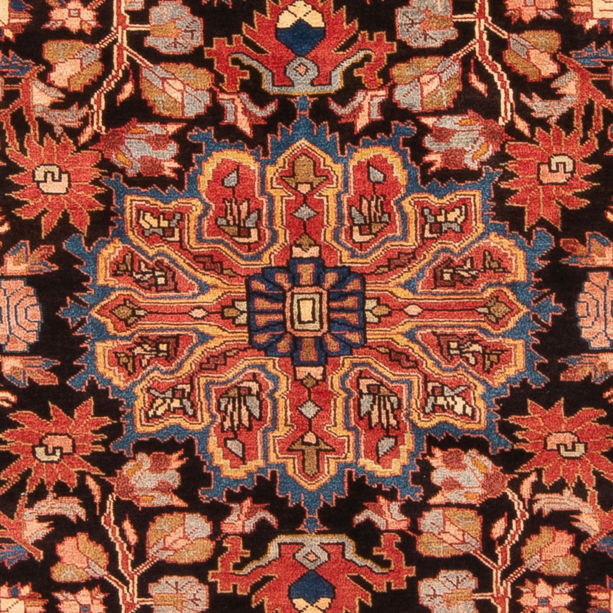 Tapis persan - Nomadic - 245 x 154 cm - rouge bordeaux