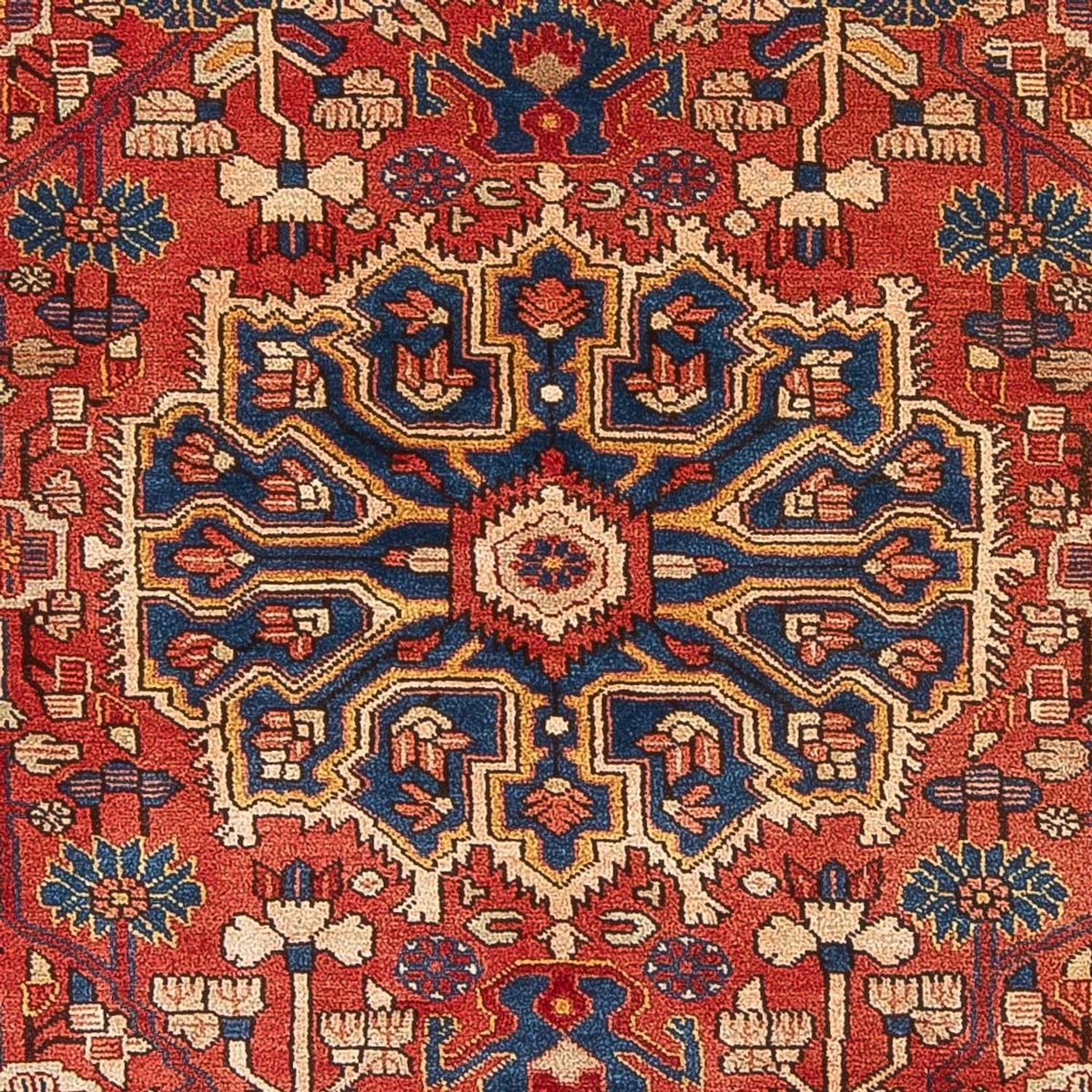 Tapis persan - Nomadic - 232 x 157 cm - rouge clair