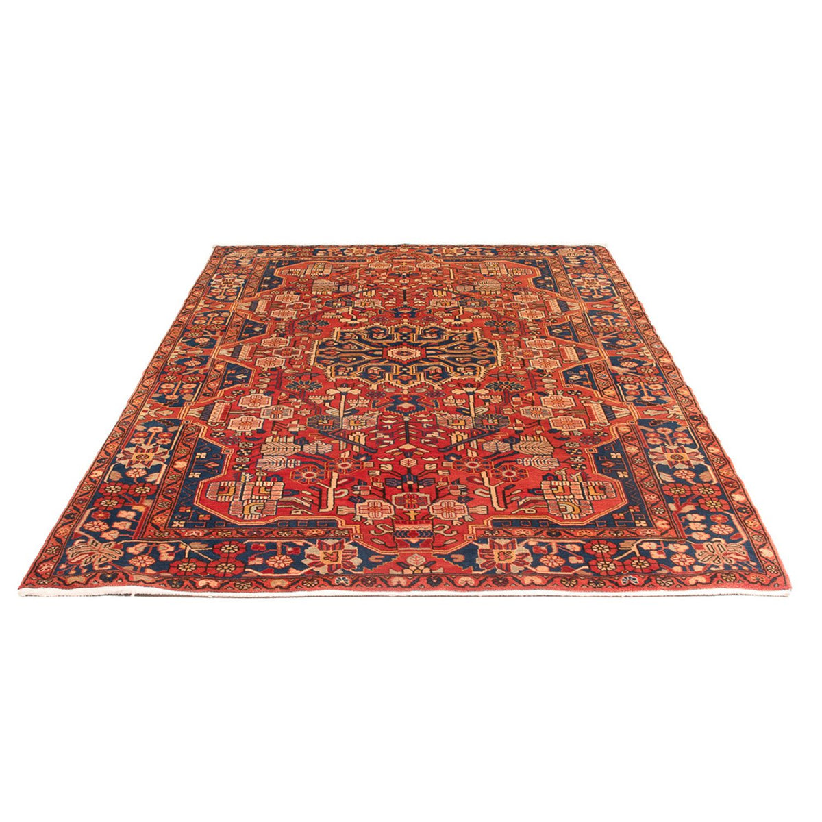 Tapis persan - Nomadic - 232 x 157 cm - rouge clair