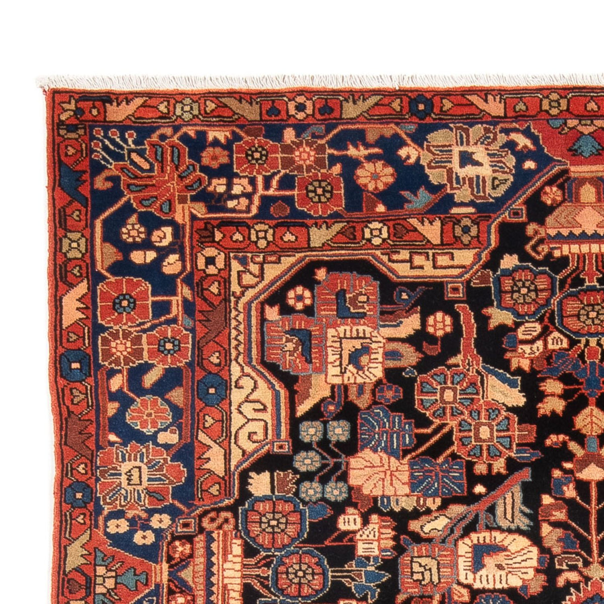 Tapis persan - Nomadic - 237 x 170 cm - rouge clair
