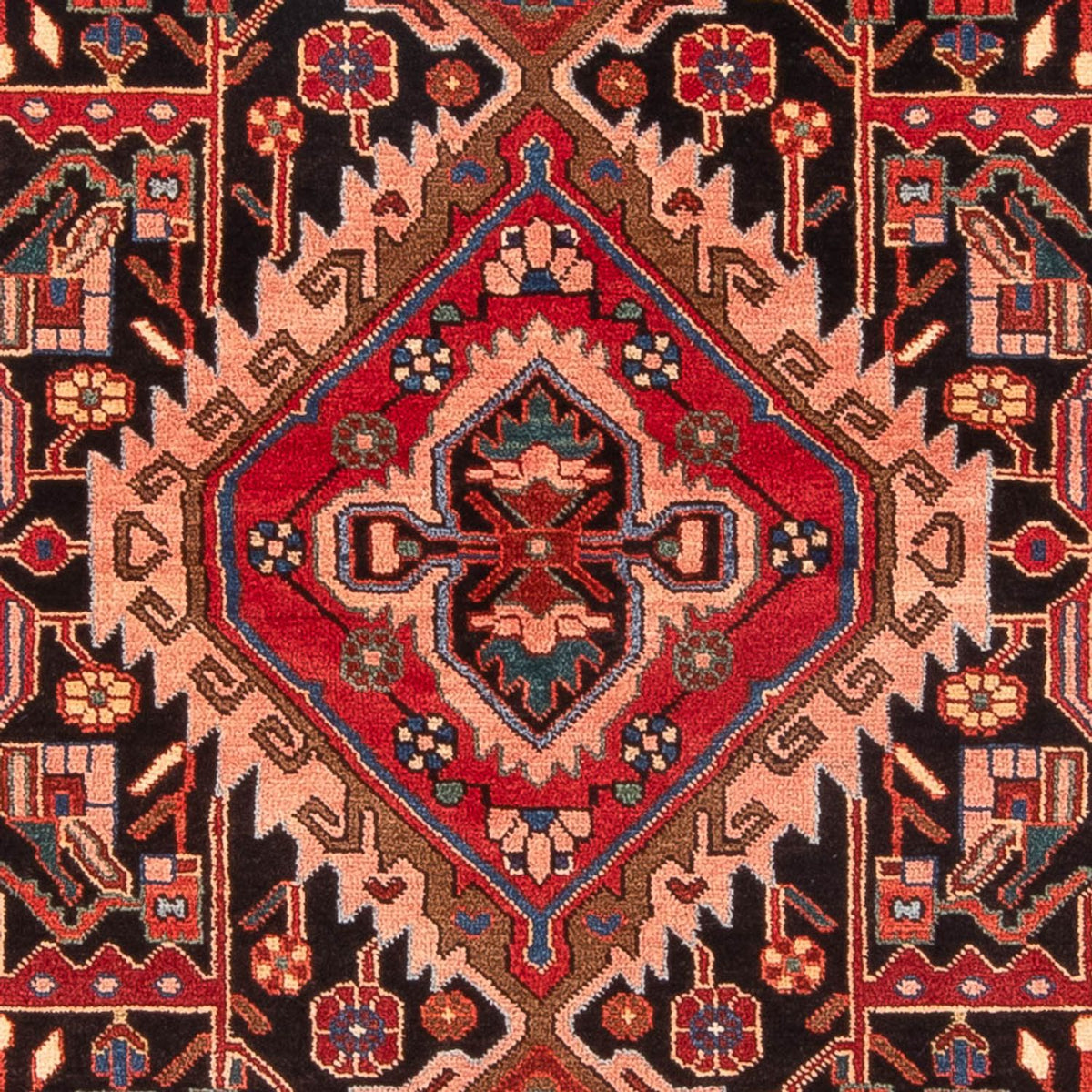 Tapis persan - Nomadic - 235 x 146 cm - rouge
