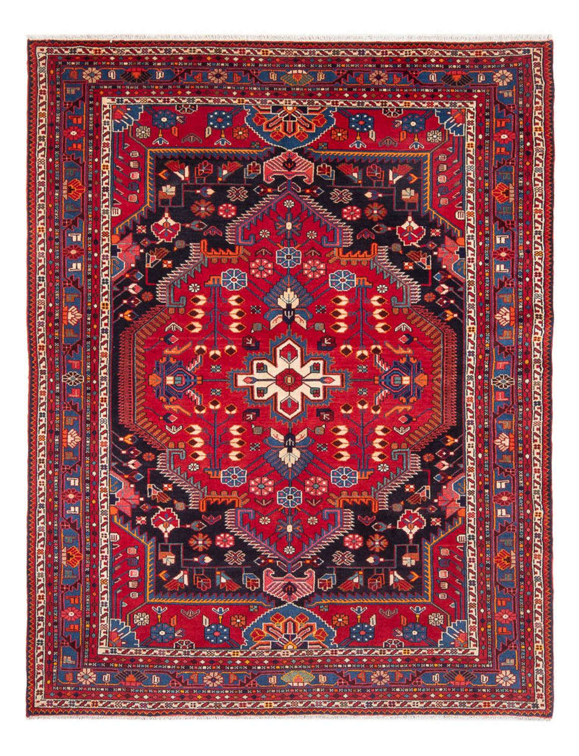 Tapis persan - Nomadic - 240 x 160 cm - rouge