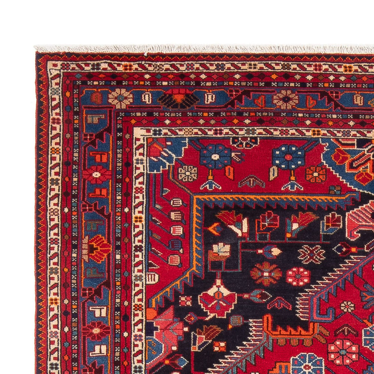 Tapis persan - Nomadic - 240 x 160 cm - rouge