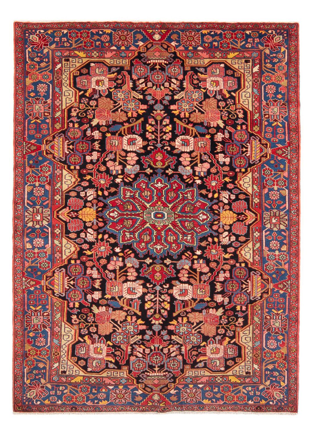 Tapis persan - Nomadic - 230 x 160 cm - rouge clair