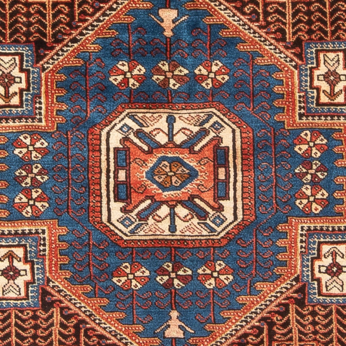 Tapis persan - Nomadic - 202 x 150 cm - bleu