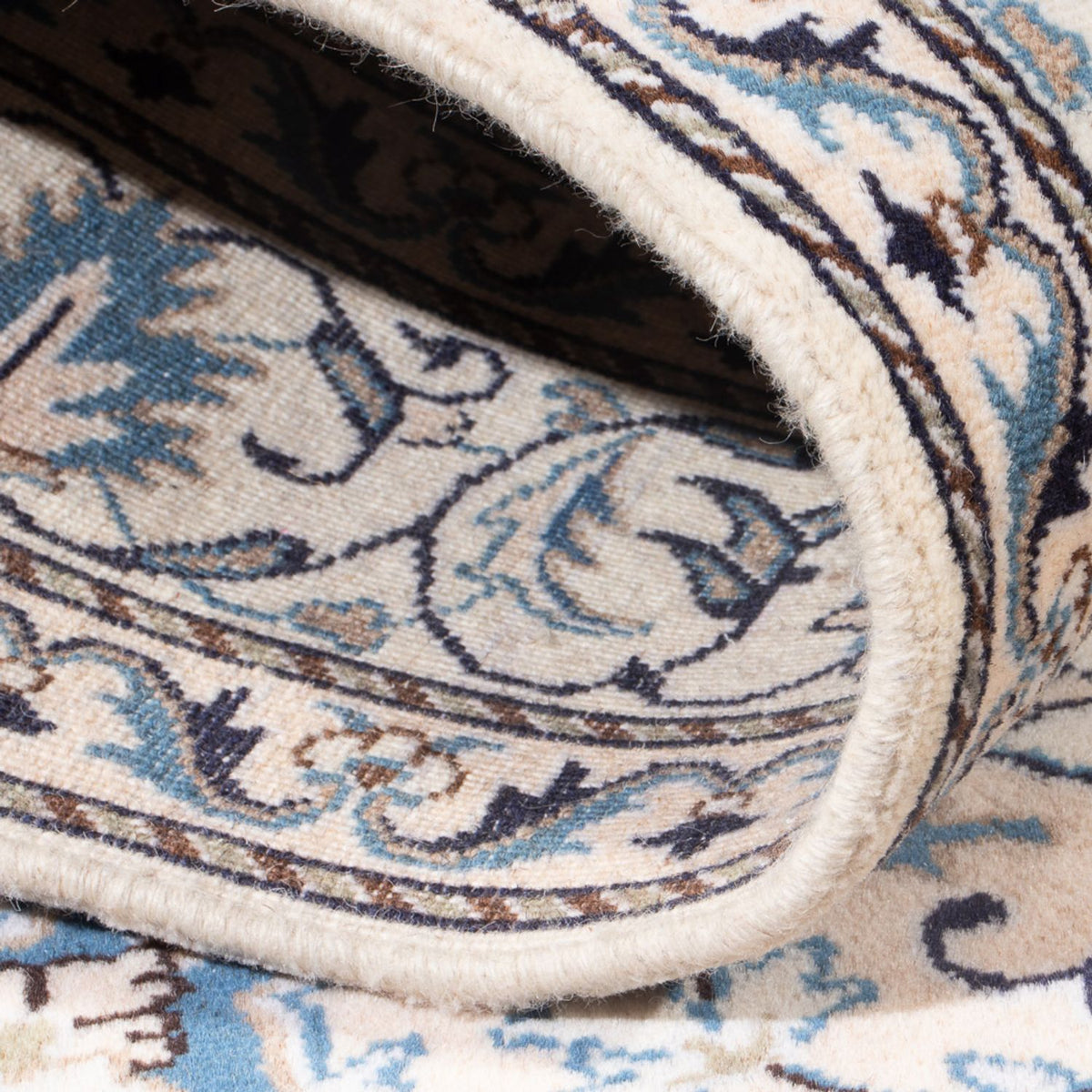 Tapis persan - Nain - Royal - 190 x 150 cm - crème