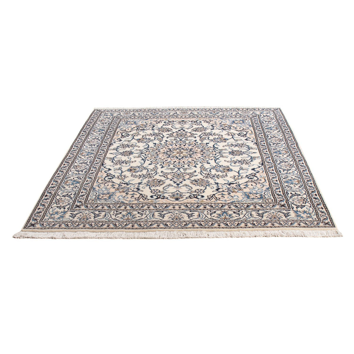 Tapis persan - Nain - Royal - 190 x 150 cm - crème