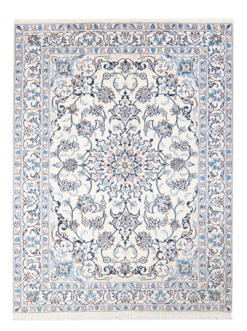 Tapis persan - Nain - Royal - 197 x 146 cm - crème