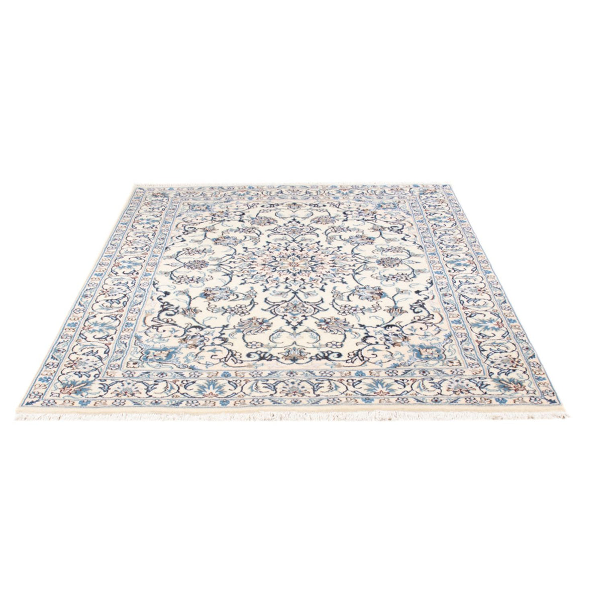 Tapis persan - Nain - Royal - 197 x 146 cm - crème