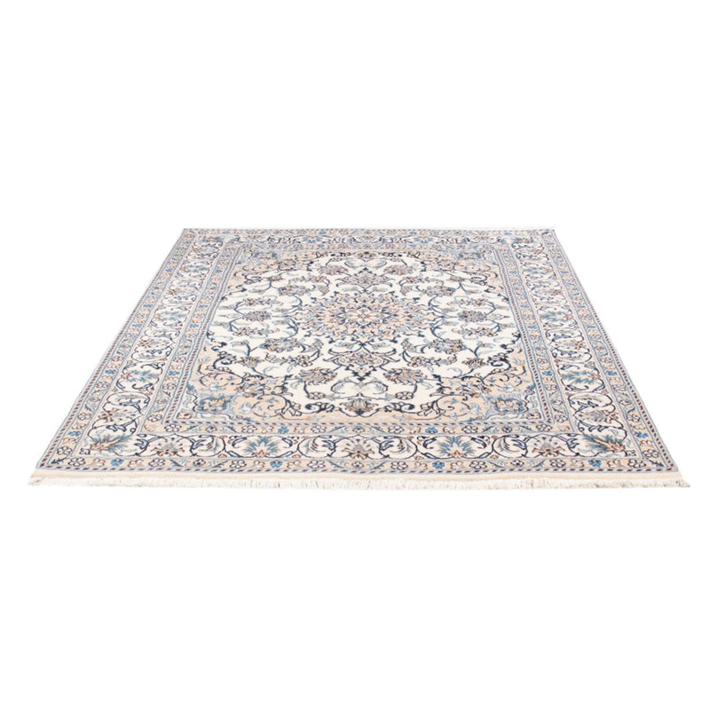 Tapis persan - Nain - Royal - 196 x 153 cm - crème