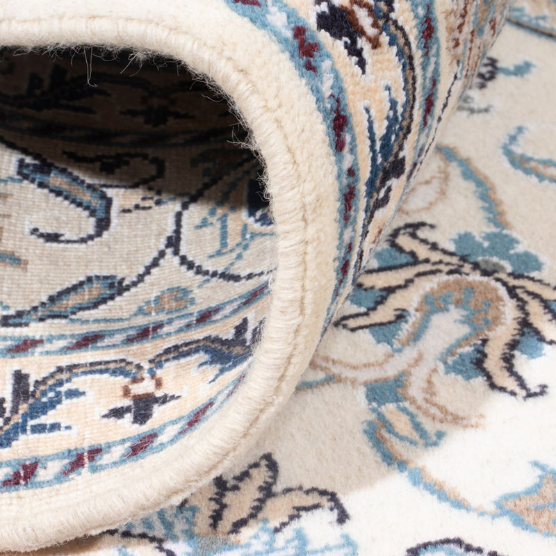 Tapis persan - Nain - Royal - 198 x 147 cm - crème