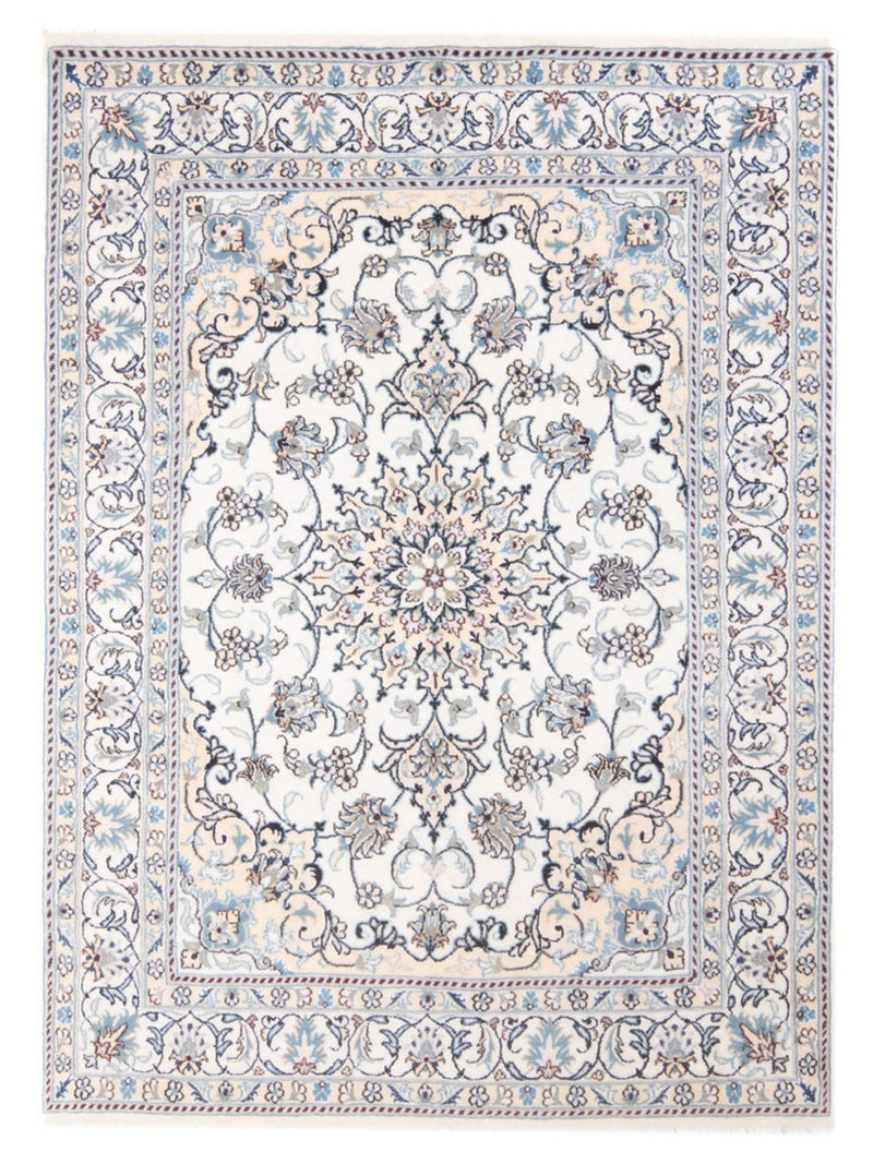 Tapis persan - Nain - Royal - 200 x 143 cm - crème
