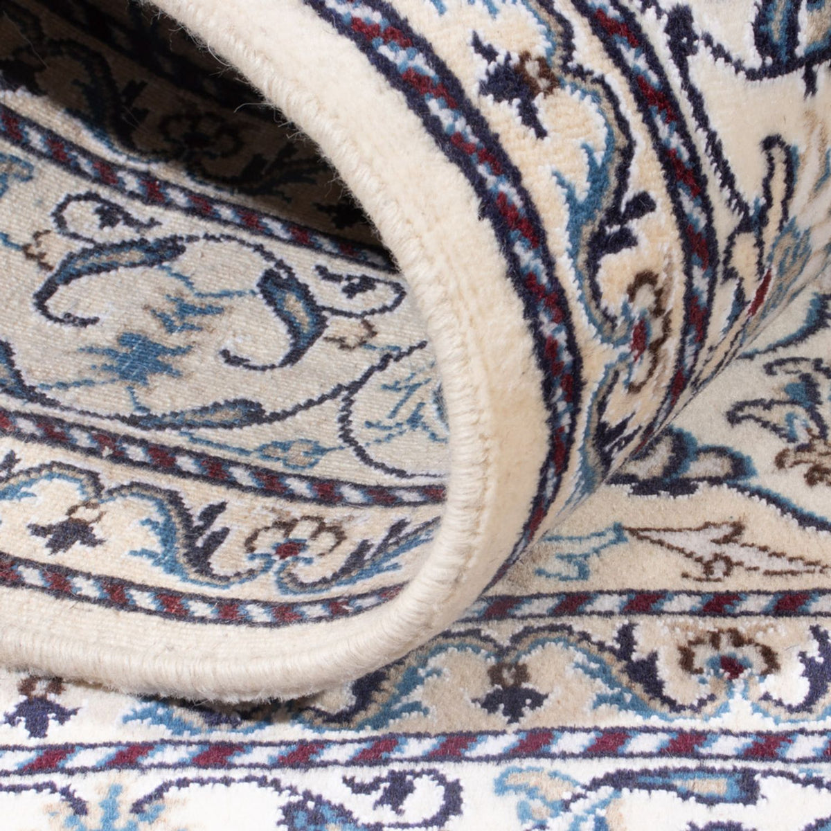 Tapis persan - Nain - Royal - 190 x 146 cm - crème