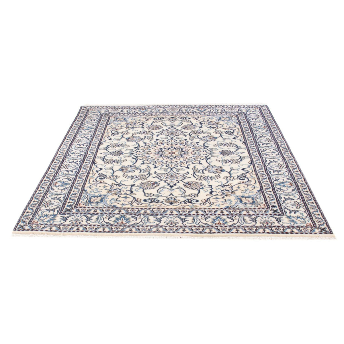 Tapis persan - Nain - Royal - 190 x 146 cm - crème