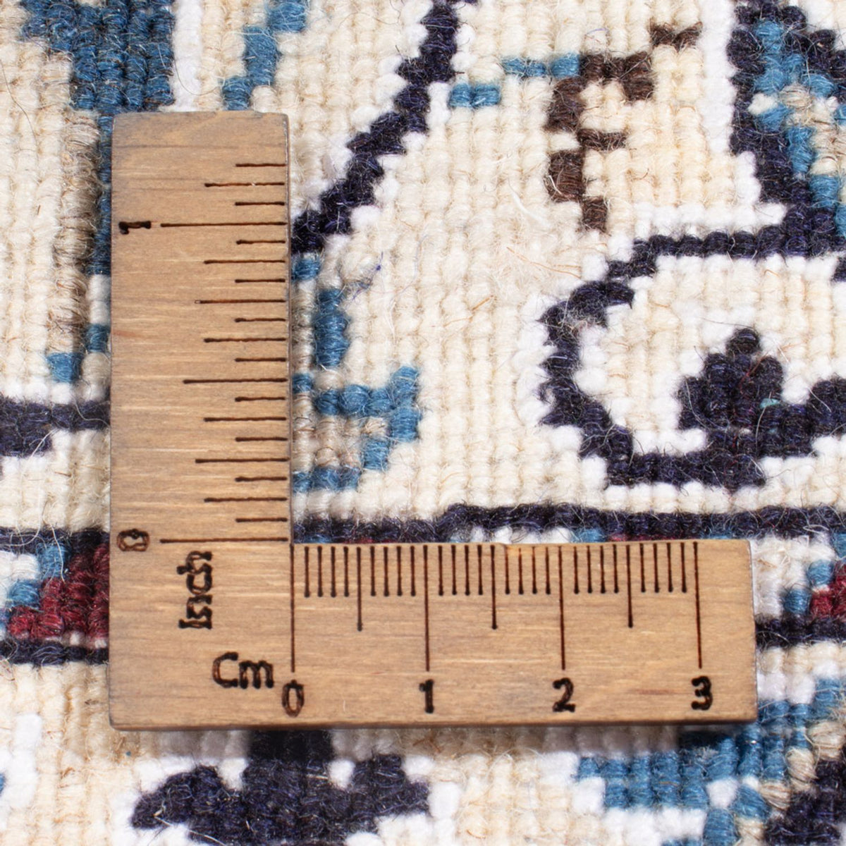 Tapis persan - Nain - Royal - 190 x 146 cm - crème