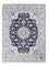 Tapis persan - Nain - Royal - 197 x 147 cm - bleu foncé