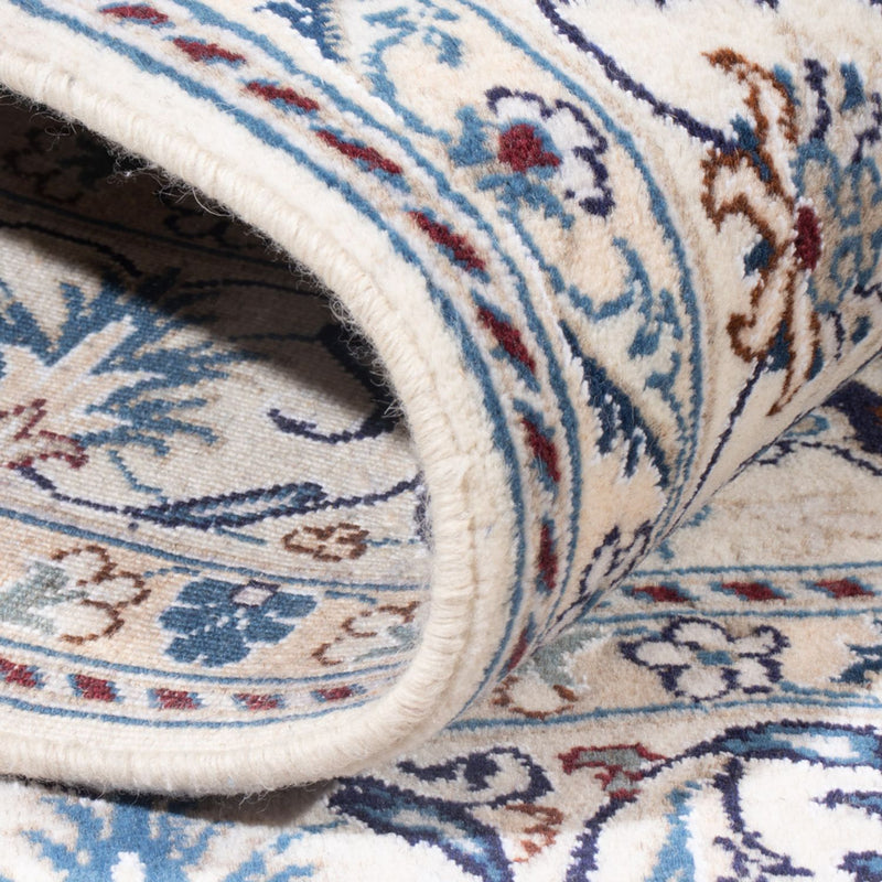 Tapis persan - Nain - Royal - 197 x 147 cm - bleu foncé