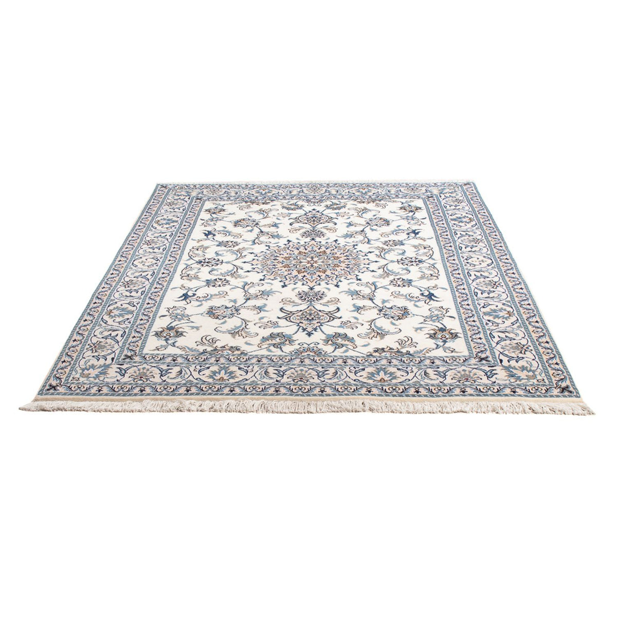 Tapis persan - Nain - Royal - 195 x 145 cm - crème